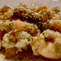 Shrimp and Garlic Lambi