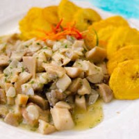Lambi with Garlic