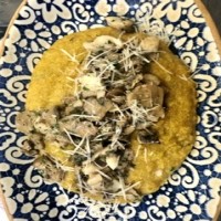 Polenta con Funghi Trifolati