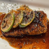Salmon in Sweet and Sour Sauce
